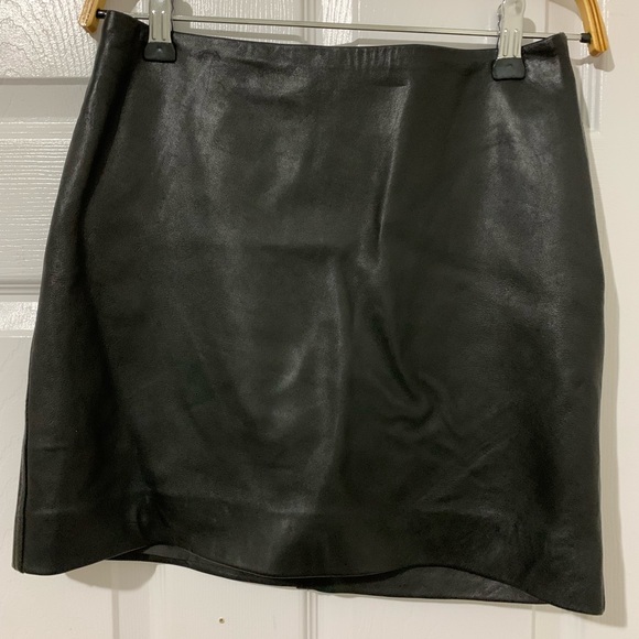 Wilfred Leather Skirt - Picture 1 of 2